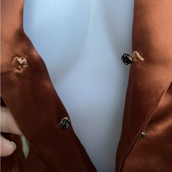 Vintage 1970’s 2 piece set with jacket and mock wrap skirt Fanya San Francisco - Picture 13 of 14